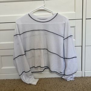 Hollis yet Striped White Long Sleeve